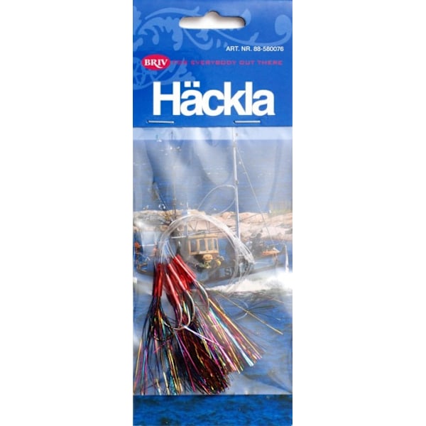 Häckla flerfärgad tofs, 5 krokar