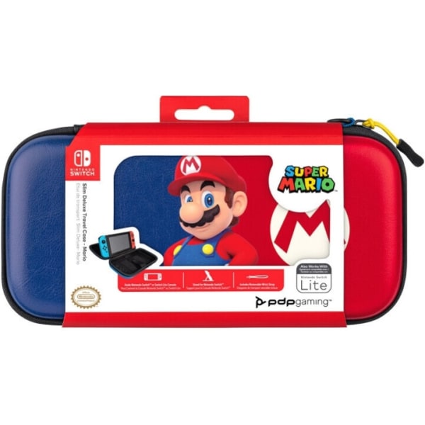 PDP Gaming Slim Deluxe rejsetaske - beskyttende etui, Switch, Mario