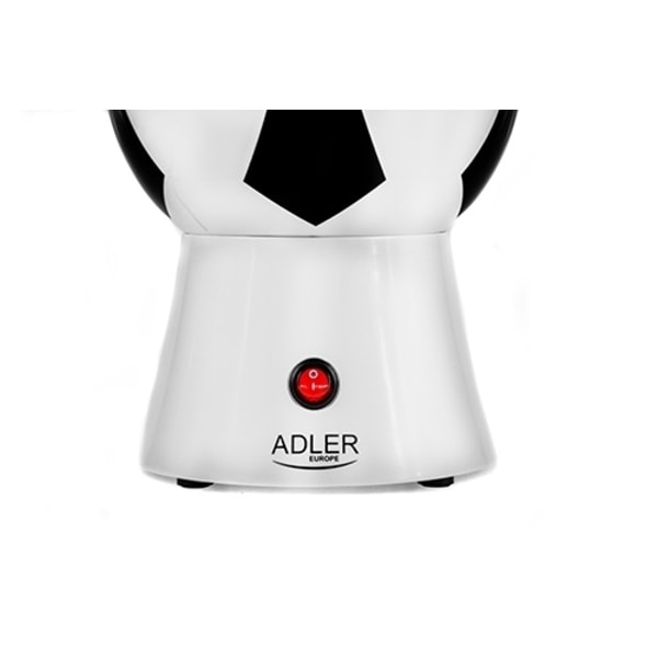 Adlerin popcorn-kone, joka näyttää jalkapallolta