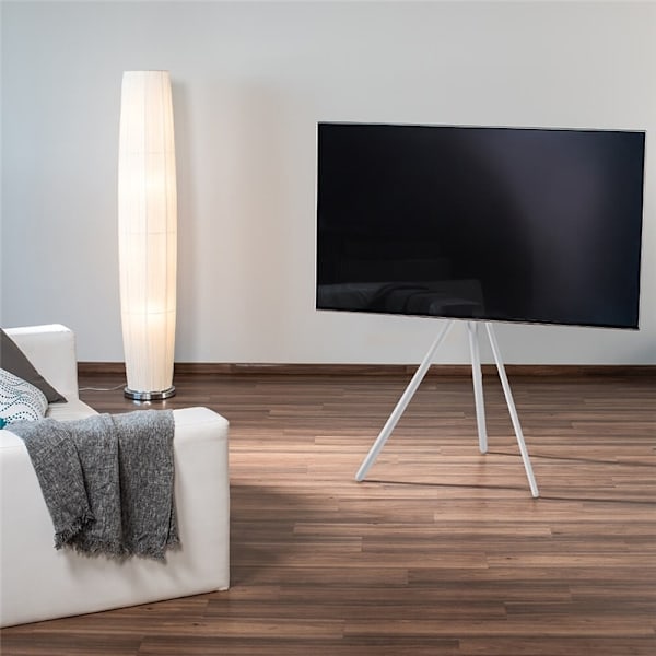 Hama Golvställ För Tv Design Vit