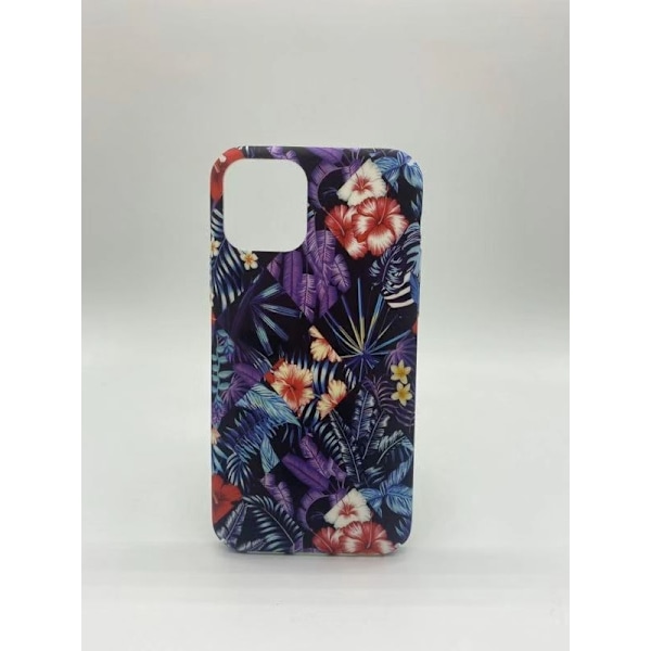 Marmorskal med blommig mosaik till iPhone 11 Pro Max Flerfärgad