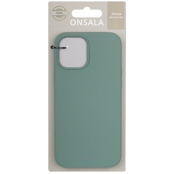 ONSALA Mobilcover Silikone Pine Green - iPhone 12/12 Pro Grön