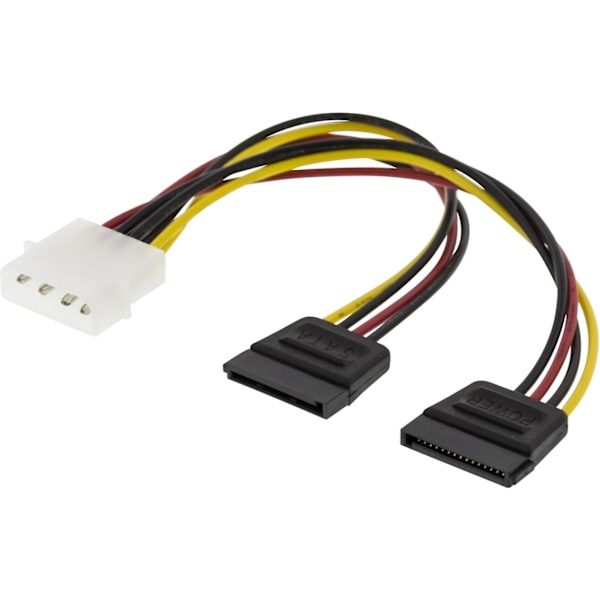 DELTACO Y-strömkabel för 2xSerial ATA hårddiskar (SATA-S3)