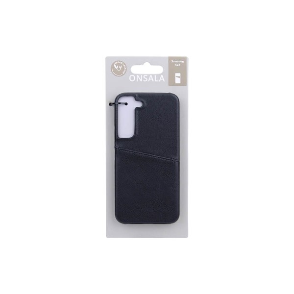 ONSALA Mobilcover med Kortrum Samsung S22 Sort Svart