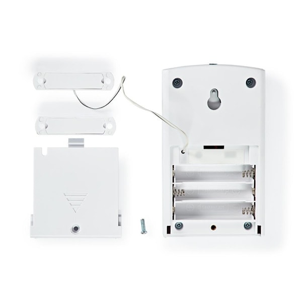 Nedis Dörr Fönster Alarm | Batteridriven | 3x AAA/LR03 | 85 dB | Vit