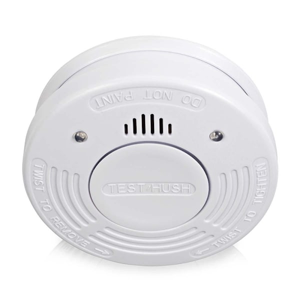 Nedis Røgalarm | Batteri | Batteri levetid op til: 10 År | EN 14604 | Med pause-knap | Med testknap | 85 dB | ABS | Hvid