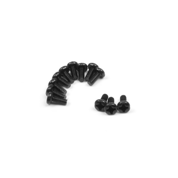 BLACKZON Pan Head Screws 2.5x6mm (12pcs)