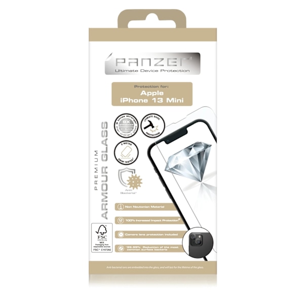 panzer iPhone 13 Mini Armour Glass Transparent