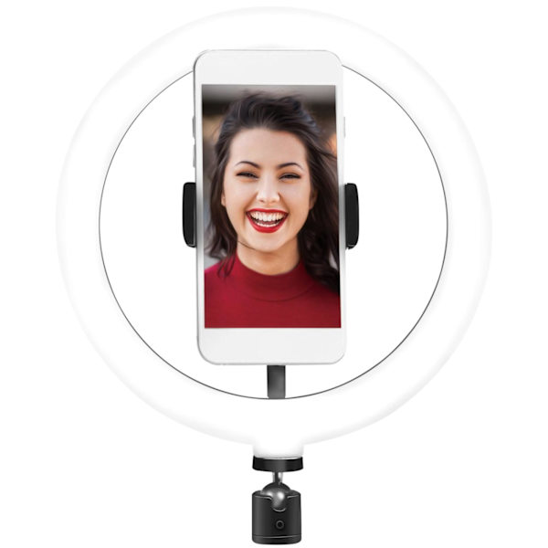 LogiLink Ring light för smartphone Ø20 cm utan stativ