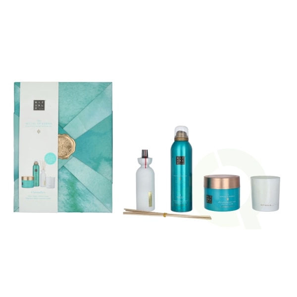 Rituals Karma Set 610 ml Foaming Shower Gel 200ml/Fragrance Sticks 70ml/Body Cream 200ml/Candle 140gr