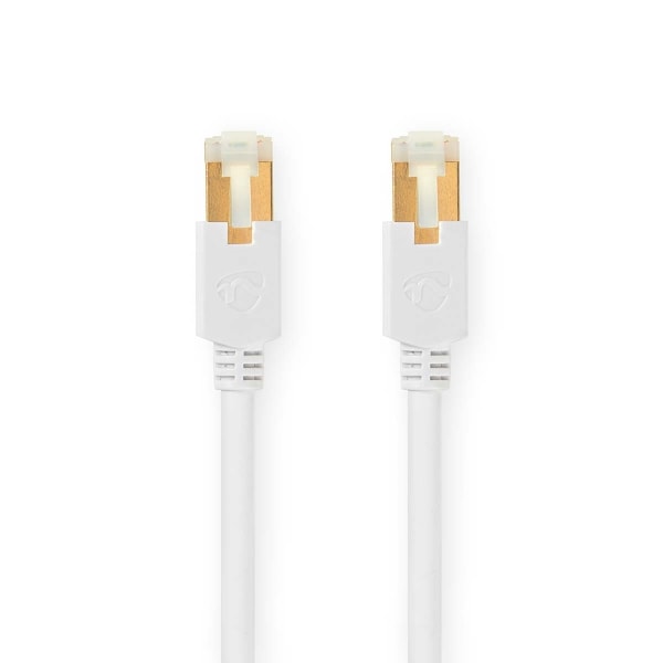 Nedis Kat 6 kabel | RJ45 Han | RJ45 Han | S/FTP | 5.00 m | Runde | LSZH / PVC | Hvid | Window Box