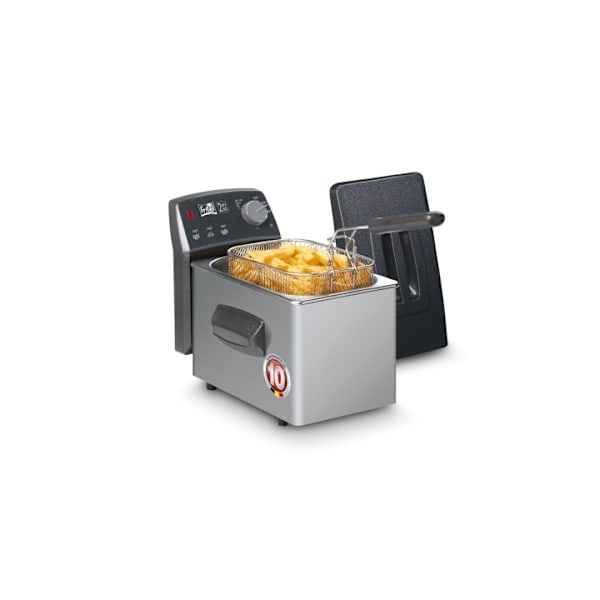 FRITEL TURBO SF Deep fryer 2 liters Anthracite metallic/silver Hopea