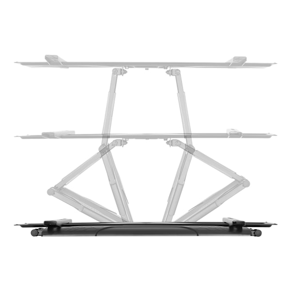 DELTACO Office, slim full-motion 3-way wall, 37"-80", 45kg, 200x200-60