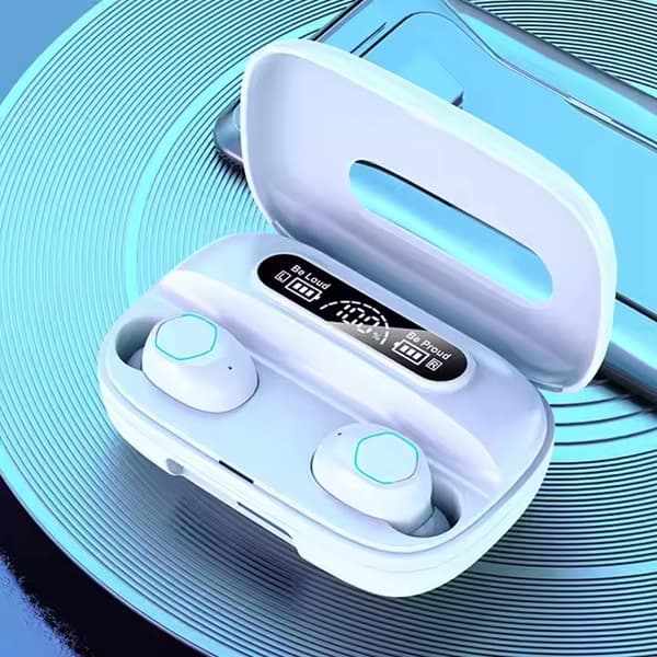 M9 True Wireless in-ear hörlurar, Vit Vit