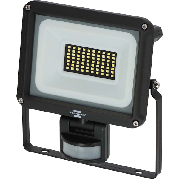 brennenstuhl LED Spotlight JARO 4060 P (LED projektør til vægmontering til udendørs IP65, 30W, 3450lm, 6500K, med bevægelsesdetektor)