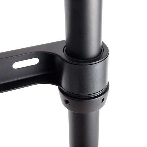 Nedis TV Gulv Stand | 60 - 75 " | Maksimal vægt: 40 kg | Scandinavian Design | skrid rem | Snap-lock | Aluminium / Stål | Sort