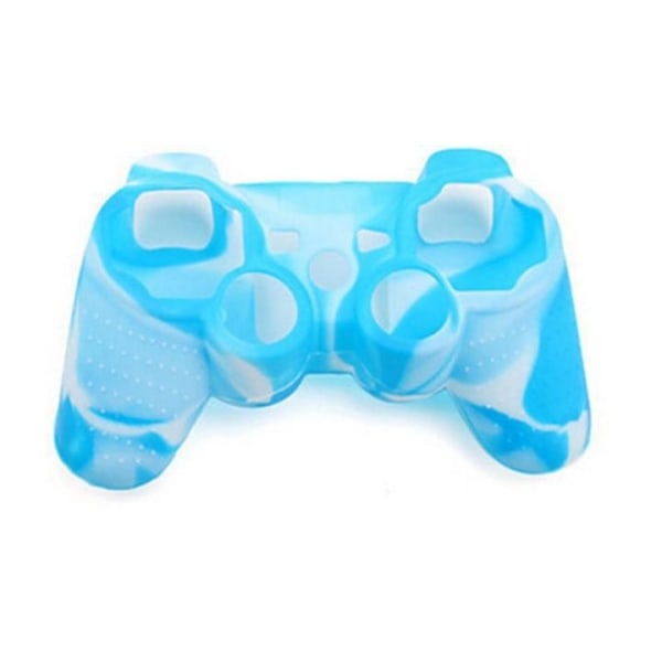 Silikonegreb til controller, Playstation 3, Camouflage Blue