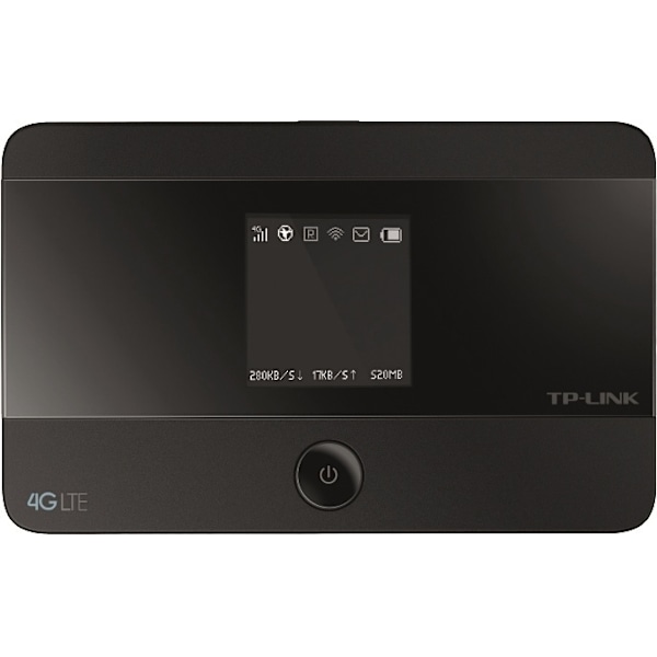 TP-Link bærbar trådløs 3G/4G LTE Dual-Band router, 802.11a/b/g/n, M Sort