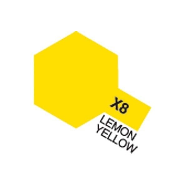 Acrylic Mini X-8 Lemon Yellow Gul