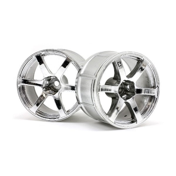 HPI Lp35 Wheel Yokohama Avs Model T6 Chrome (2Pcs)