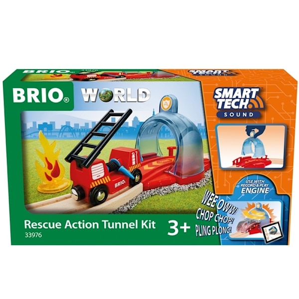 BRIO 33976 Rescue Action Tunnel Kit Smart Tech So