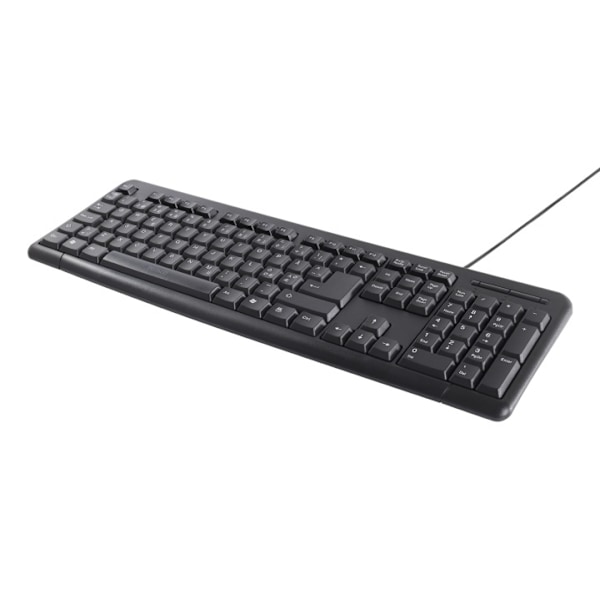 DELTACO tangentbord, nordisk layout, USB, svart (TB-53) Svart