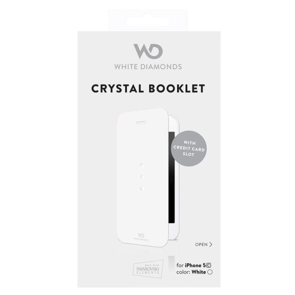 WD Crystal Booklet iPhone 5c, vit (1221TRI47) Vit