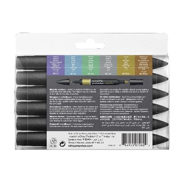 WINSOR Promarker Metallicmarker set 6pcs