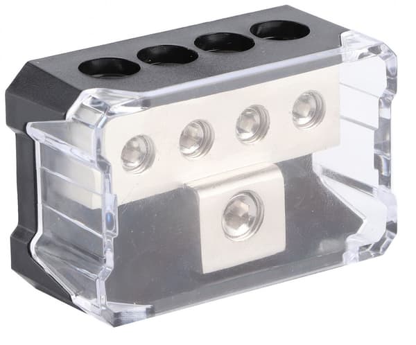 Distributionsblock 1x10,5mm till 4x7mm