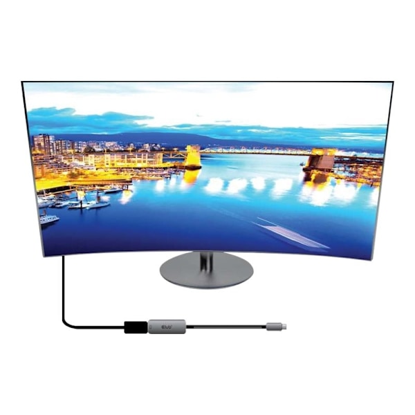 CLUB3D CAC-1567 USB-grafikadapter 7680 x 4320 pixlar Svart, Silver