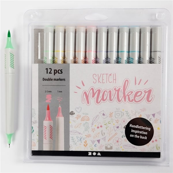 Colortime Sketch Marker pastellfärger