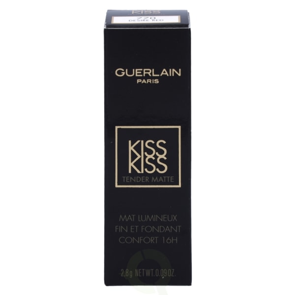 Guerlain Kiss Kiss Tender Matte Lipstick 2.8 gr #770 Desire Red