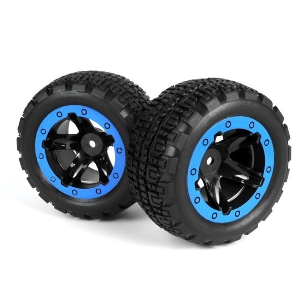 BLACKZON Slyder ST hjul/dæk samlet (sort/blå)