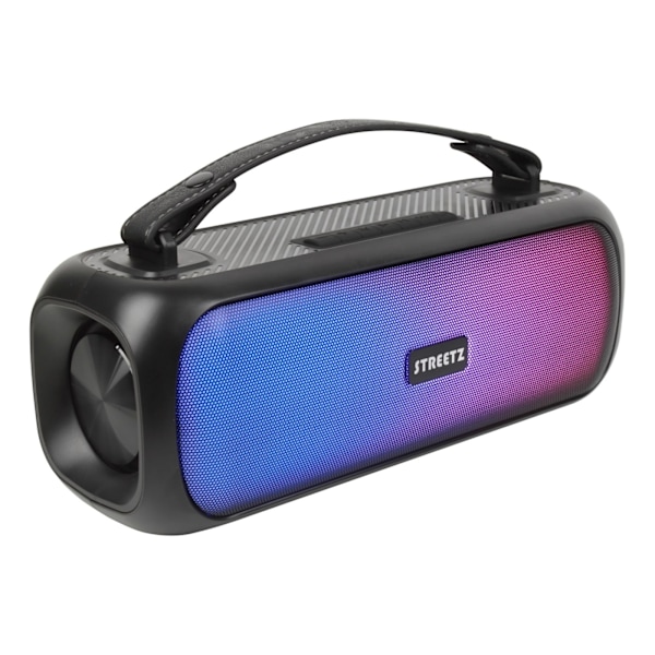 STREETZ BT Boombox 2x 7.5 W, IPX5, AUX, USB flash, LED, black