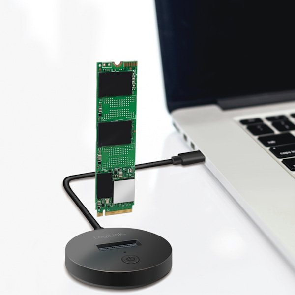 LogiLink M.2 SATA / NVMe SSD-dockningsstation