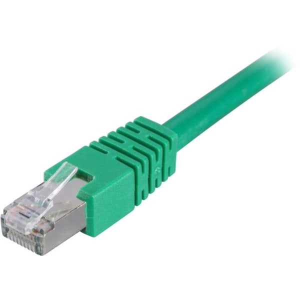 DELTACO F/UTP Cat6 patchkabel 10m, grön (STP-610G)