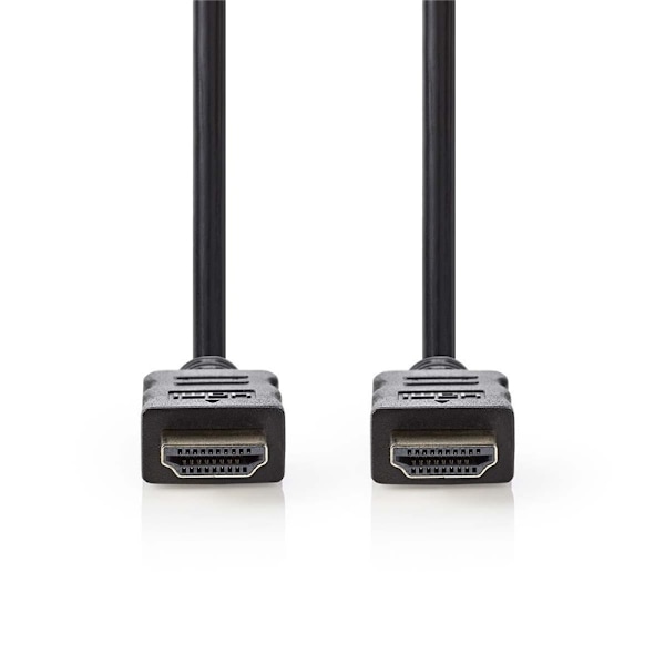 Nedis High Speed ​​HDMI ™ Kaapeli Ethernet | HDMI™ liitin | HDMI™ liitin | 4K@30Hz | ARC | 10.2 Gbps | 3.00 m | Pyöreä | PVC | Musta | Kirjekuori