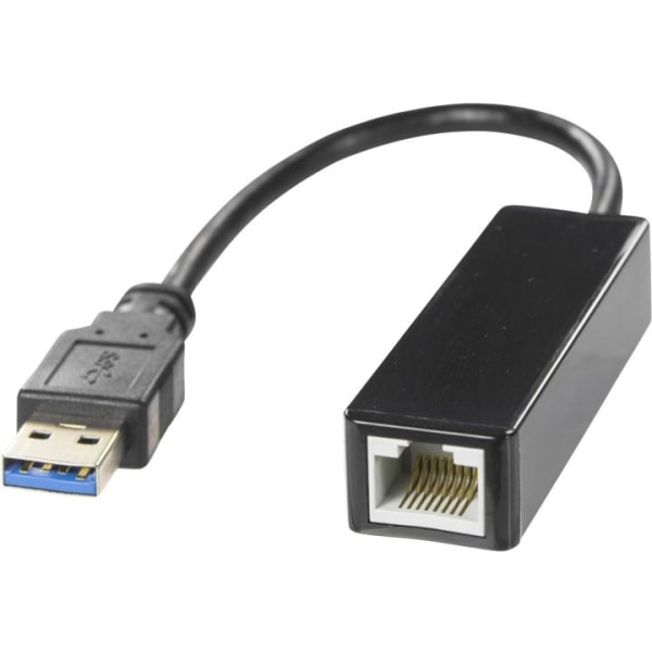 DELTACO USB 3.0 netværksadapter med internt flash-hukommelse, Gi