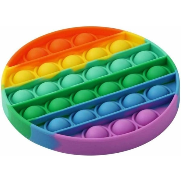 Fidget Circle/Pop it legetøj, Rainbow