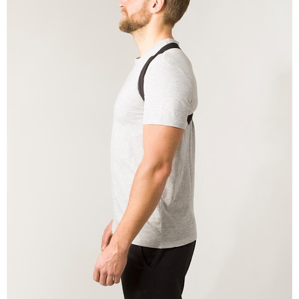 SWEDISH POSTURE Flexi M-L Posture Brace Black