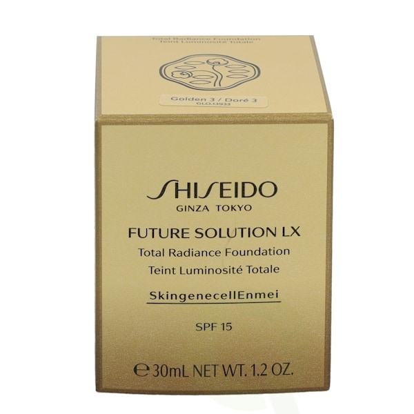 Shiseido Future Solution LX Total Radiance Foundation SPF15 30 ml Golden 3