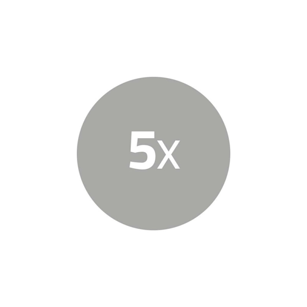 Nedis Lithium knapcellebatteri CR2450 | 3 V DC | 5-Blister | Sølv