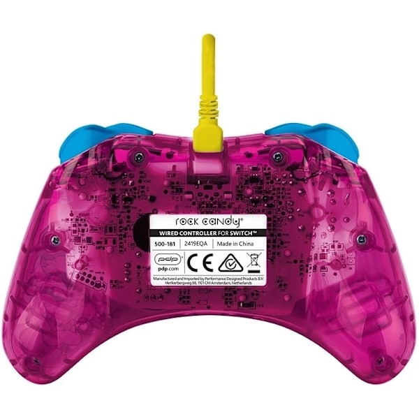 PDP Rock Candy Wired Controller - Peach (Switch)