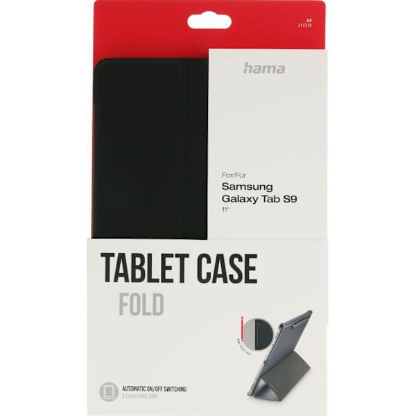 Hama Tabletfodral Samsung Galaxy Tab S9 11" Svart Svart