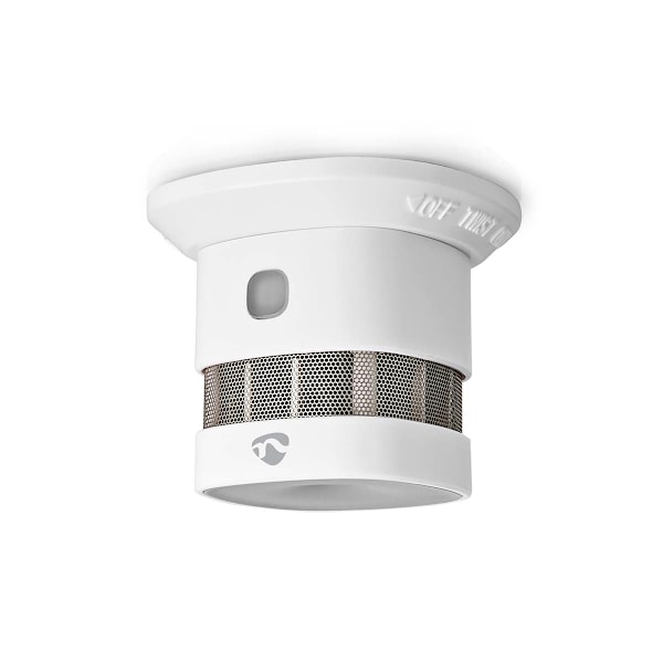 Nedis SmartLife Rökdetektor | Zigbee 3.0 | Batteridriven | Givarlivscykel: 10 år | EN 14604 | Max. batteritid: 60 Månader | 85 dB | Vit | 1 st