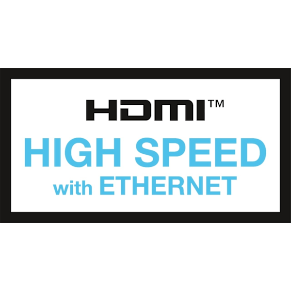 Goobay Höghastighets HDMI™-kabel Slim med Ethernet HDMI™-kontakt (typ A) > HDMI™-kontakt (typ A)