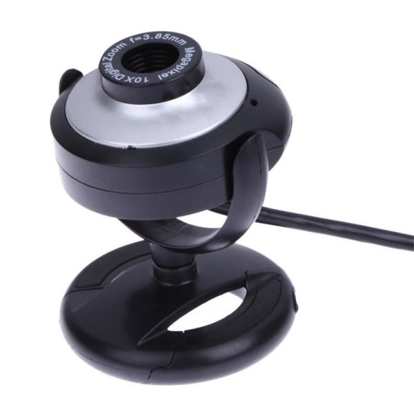Webcam med indbygget mikrofon, roterbar, USB 2.0