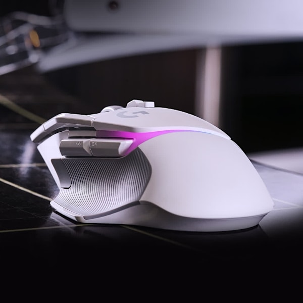 Logitech G502 X Plus Wireless Gaming Mouse, White/Premium