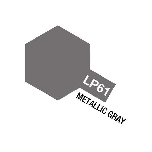 Tamiya Lacquer Paint LP-61 Metallic Gray (MF) Grå