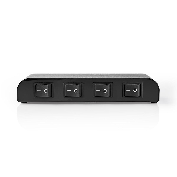 Nedis Kaiuttimen ohjausrasia | 4-Porttinen port(s) | Terminaalikiinnike | Kaiuttimen Impedanssi: 4-16 Ohm | Maksimikuorma per kanava: 200 W | Alumiini